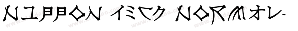 Nippon Tech Normal字体转换